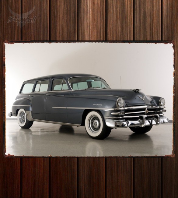 Металлическая табличка Chrysler New Yorker Town&Country Station Wagon Металлическая табличка Chrysler New Yorker Town&Country Station Wagon